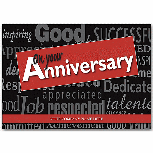 Banner Day Anniversary Cards