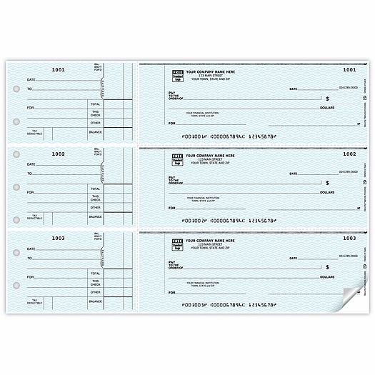 3-On-A-Page Counter Signature Checks