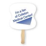Hourglass Hand Fan - 8 x 8