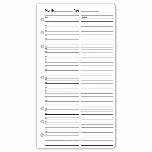 Timescan Supplemental Pages