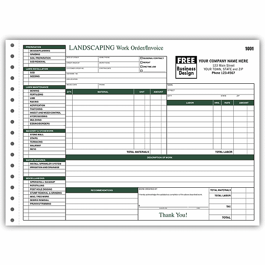 Landscaping Work Orders