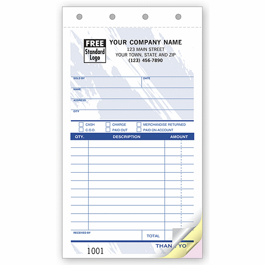 Sales Slips - Small
