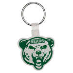 Bear Head Soft Plastic Key Chain 2