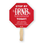 Stop Sign Shaped Thrifty Hand Fan