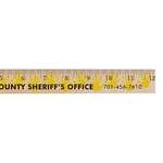 Handprint Background Rulers - Clear Lacquer Finish