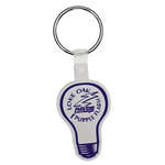 Lightbulb Soft Plastic Key Chain 2-1/4