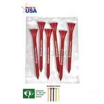 Golf Tee Pack of 6 - 2-3/4