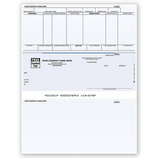 Laser Middle Payroll Check