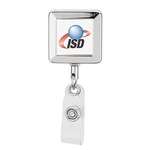 Square Metal Badge Holder