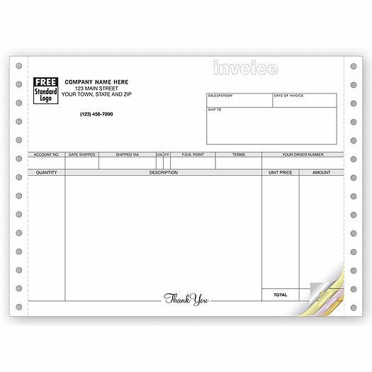 Invoices, Continuous, Classic