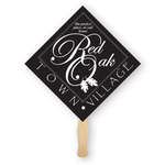 Diamond Shaped Thrifty Hand Fan