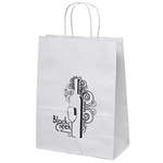 Jenny White Kraft Paper Shopper Bag