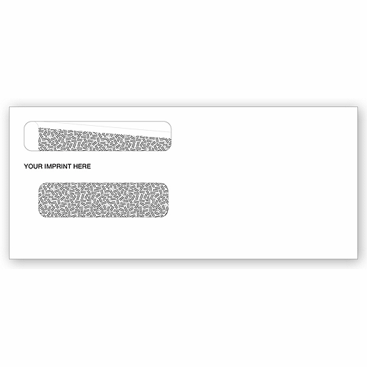 Double Window Envelope 8 5/8 x 3 5/8
