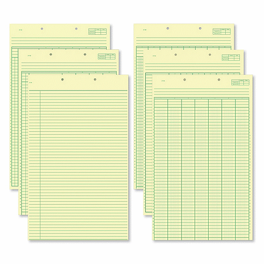 Columnar Work Sheets