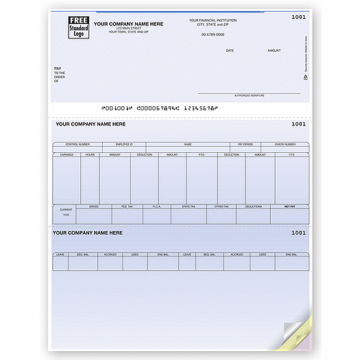 Laser Top Payroll Check
