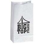 White Paper Popcorn Bag