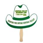 Cowboy Hat Hand Fan