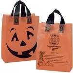 Frosted Orange Pumpkin Halloween Shopper Bag
