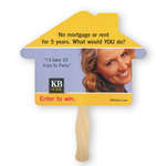 House Shaped Thrifty Hand Fan