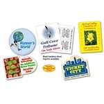 Clear Vinyl Removable Decal - 18 to 28 Sq In (Static on Back)