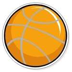 Basketball Magnet - 3