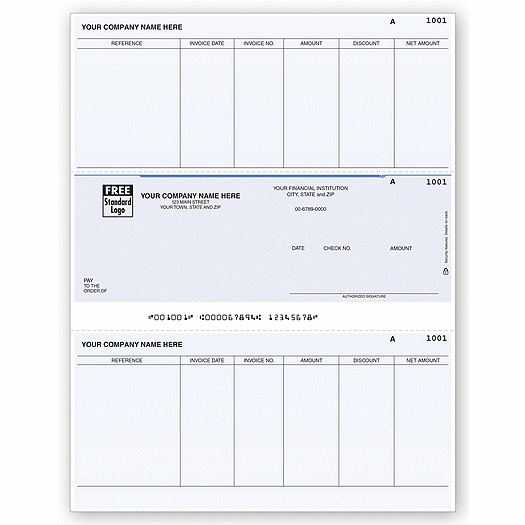 Laser Middle Accounts Payable Check
