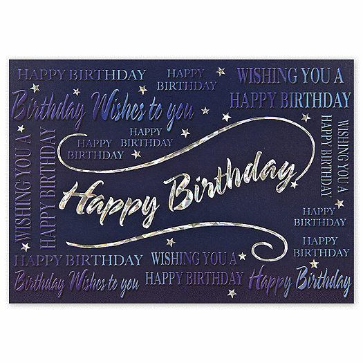 Multiple Wishes Happy Birthday Cards