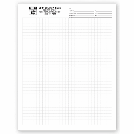 Graph Papers, Standard 1/4 , Padded