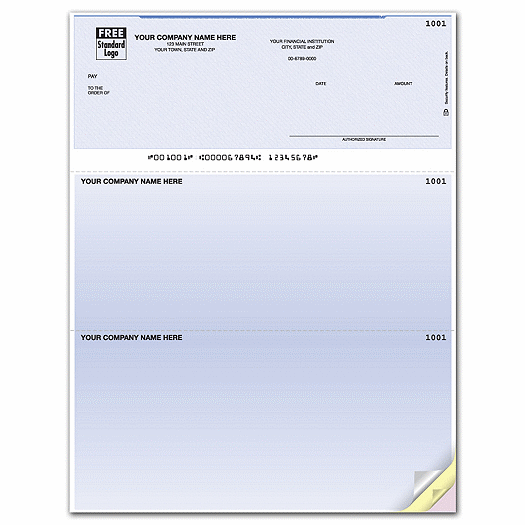 Laser Top Checks, Compatible with MYOB and More