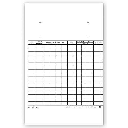 Account Billing Cards, Vertical