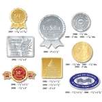 Embossed Foil Seals - 1-1/4