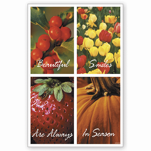 Dental Laser Postcards, Beautiful Smiles Always In Season