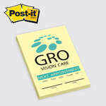 Post-it Printed Notes 2"W x 3"H - 50 sheets, Standard Paper Colors