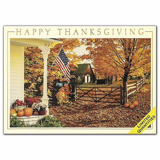 Fall Greetings Thanksgiving Cards