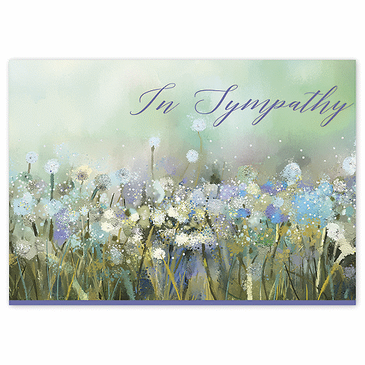 Nature's Bouquet Sympathy Cards