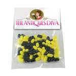 Large Plastic Bag with Header Card - Filled with Corporate Colored Chocolates