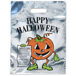 Silver Pumpkin Reflective Halloween Bag