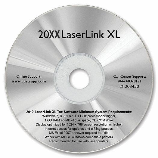 2020 LaserLink XL Tax Software