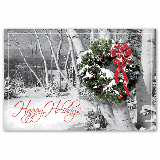 Rustic Cheer Holiday Postcards