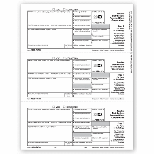2020 Laser 1099-PATR, State Copy C