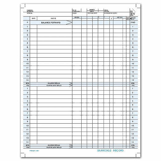 Earnings Ledger