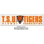 Clear Removable Car Sticker - 3" x 11-1/2" (Static on Face)
