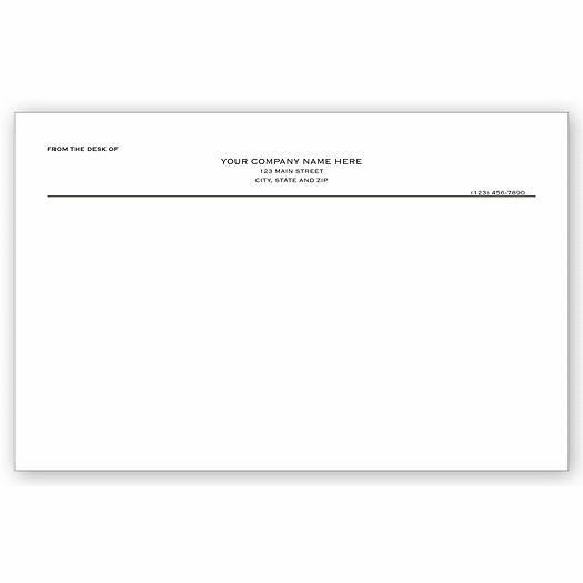Personalized Memo Pads, Horizontal, Large