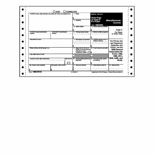 2020 Cont 1099-MISC Income Self-Mailer 3-pt Carbon Dateless