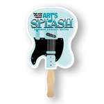 Custom Shaped Hand Fan - 10" x 15"
