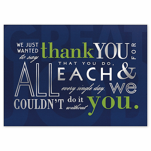 Inspirational Thank You Cards