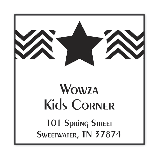Trendy Chevron Design Insert