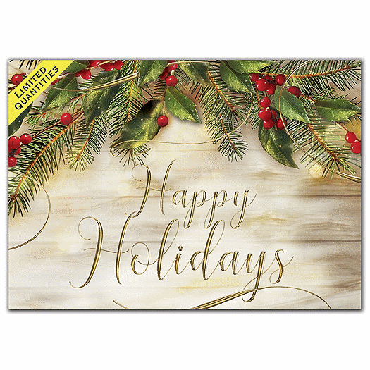 Pine of Gold  Holiday Cards