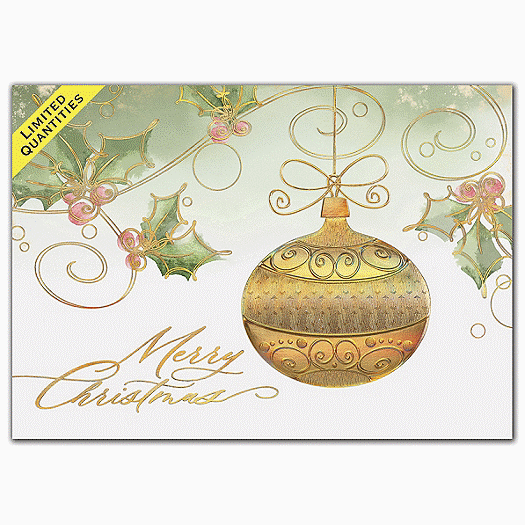 Holly Dazzle Christmas Cards