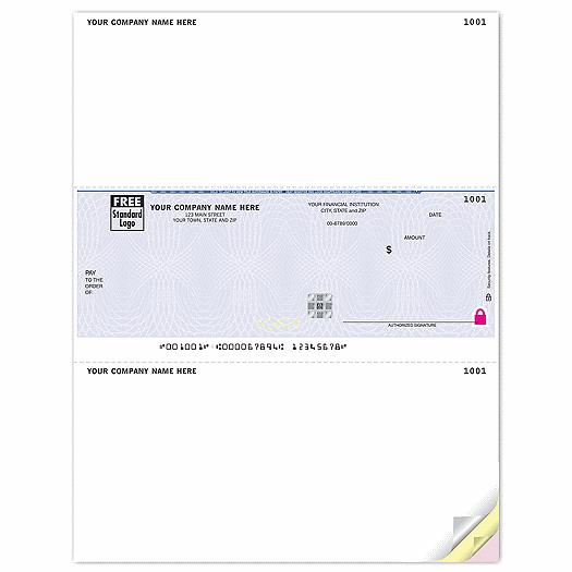 Deluxe High Security Laser Mid Check